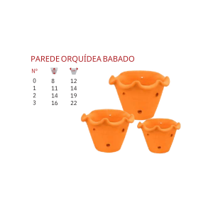 Parede orquídea - babado