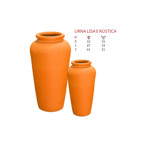 Urna -  lisa e rústica